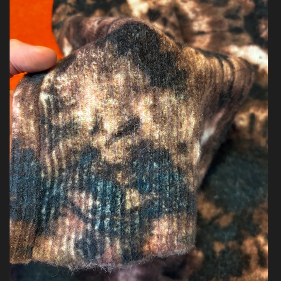 Zara brown and pink tie-dye wool blend sweater NWT - Picture 4 of 10